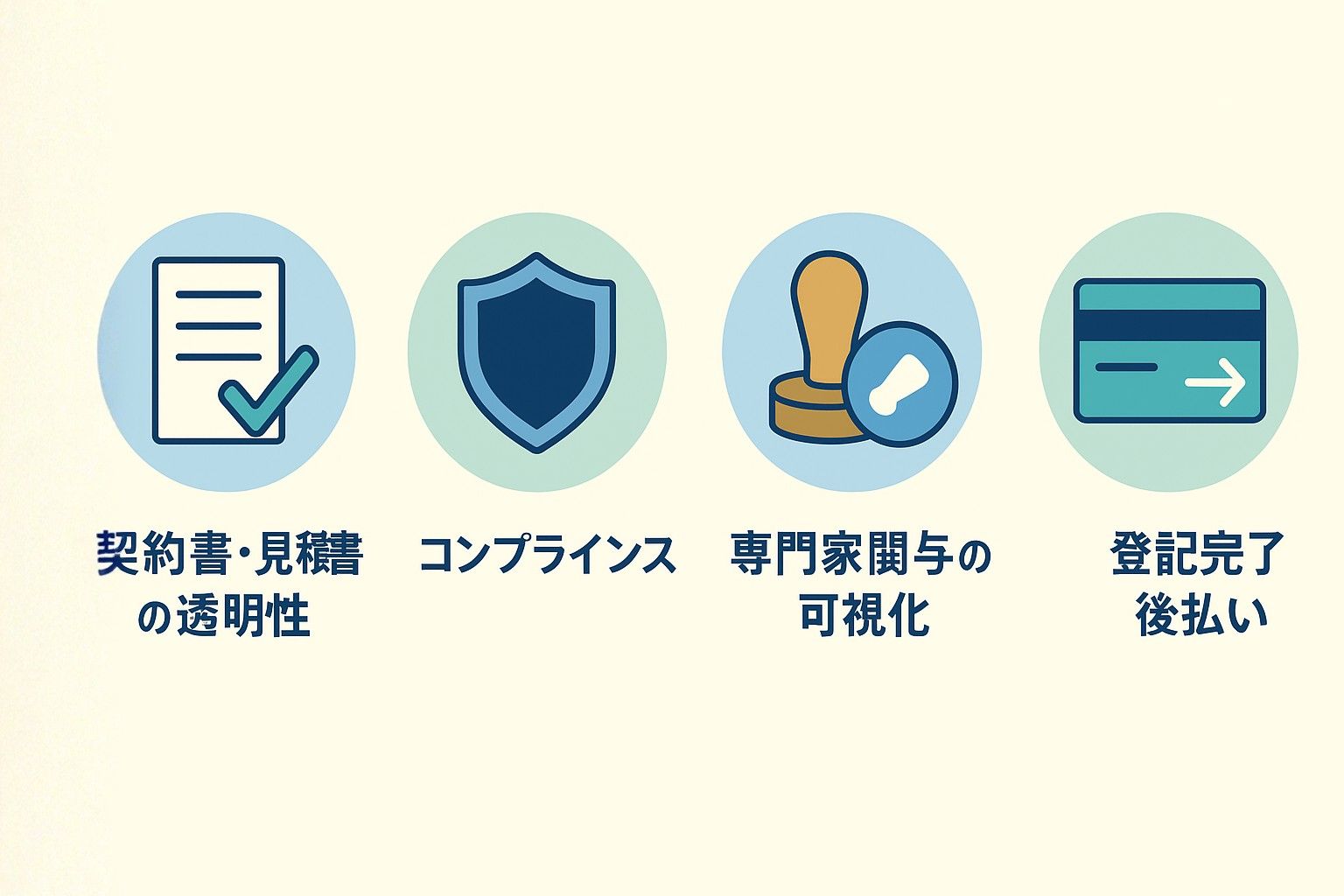 安心・安全・信頼の仕組み